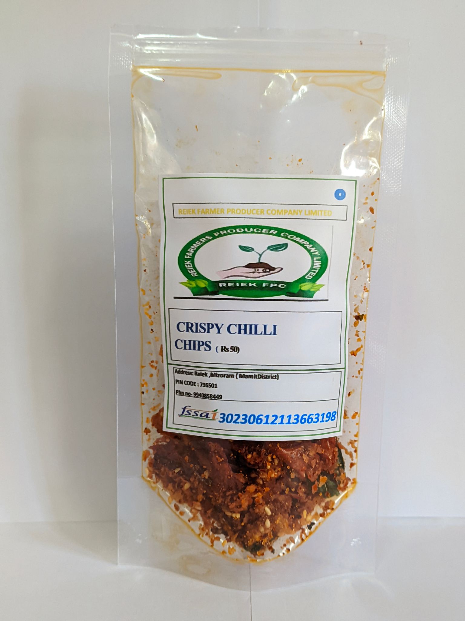 Crispy chilli chips