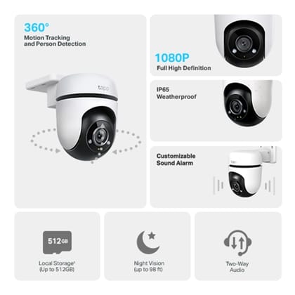 Tp link Tapo C500 Outdoor Pan/Tilt Security WiFi Camera