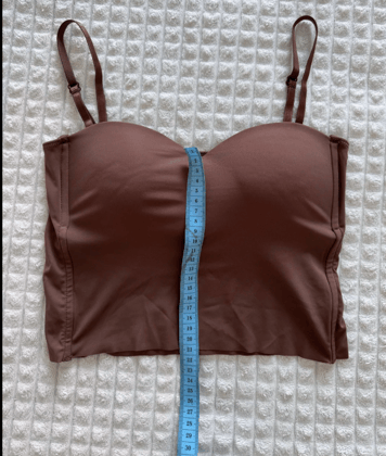 Solid Bra Padded Cami Bra Top