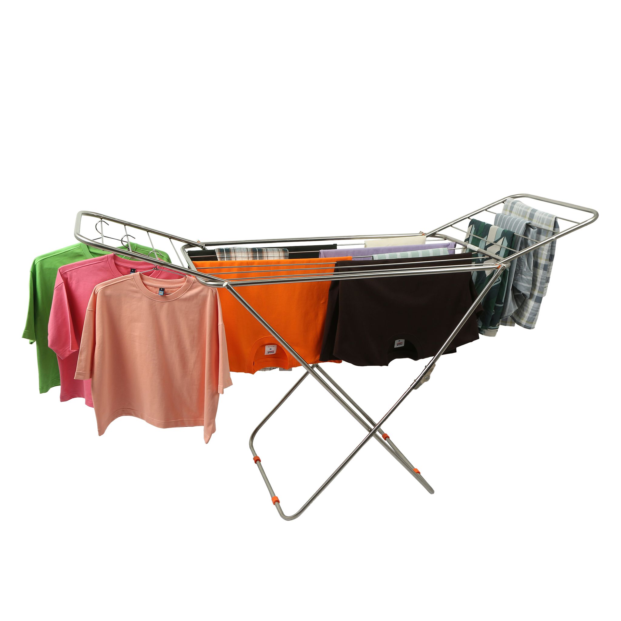 Trillium Large bed Clothes Drying Rack, Stainless Steel, Folding Design-150 * 60 * 90cm