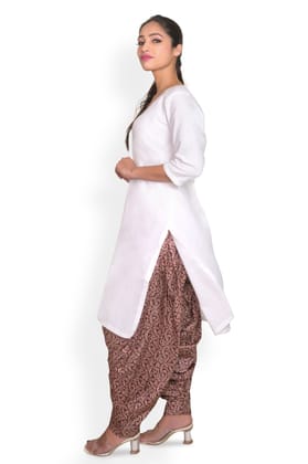 Women White Kurti