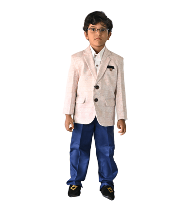 JOYHAAT Kids Boy's Formal/Party/Wedding/Festival Blazer with Peach Color