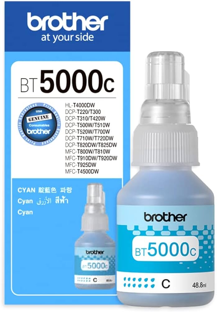 Brother BT5000C Ink Bottle (Cyan)