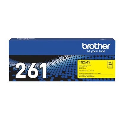 Brother TN 261 Yellow Toner Cartridge