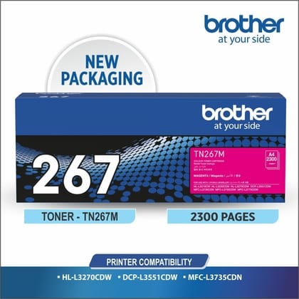 Brother TN 267 Magenta Toner Cartridge