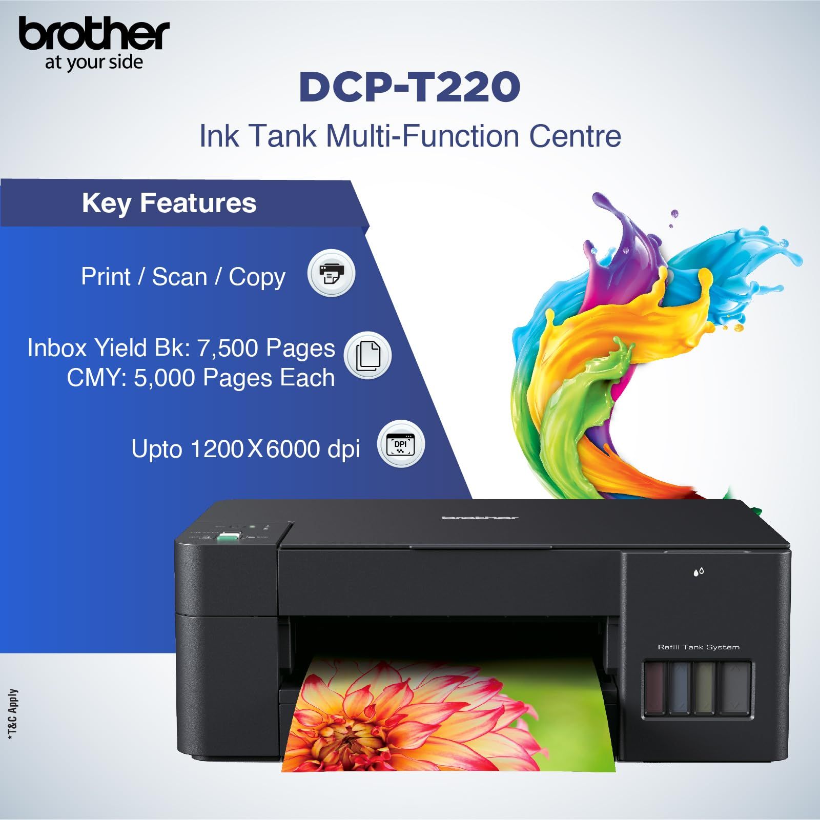 Brother DCP-T220 MFM Printer