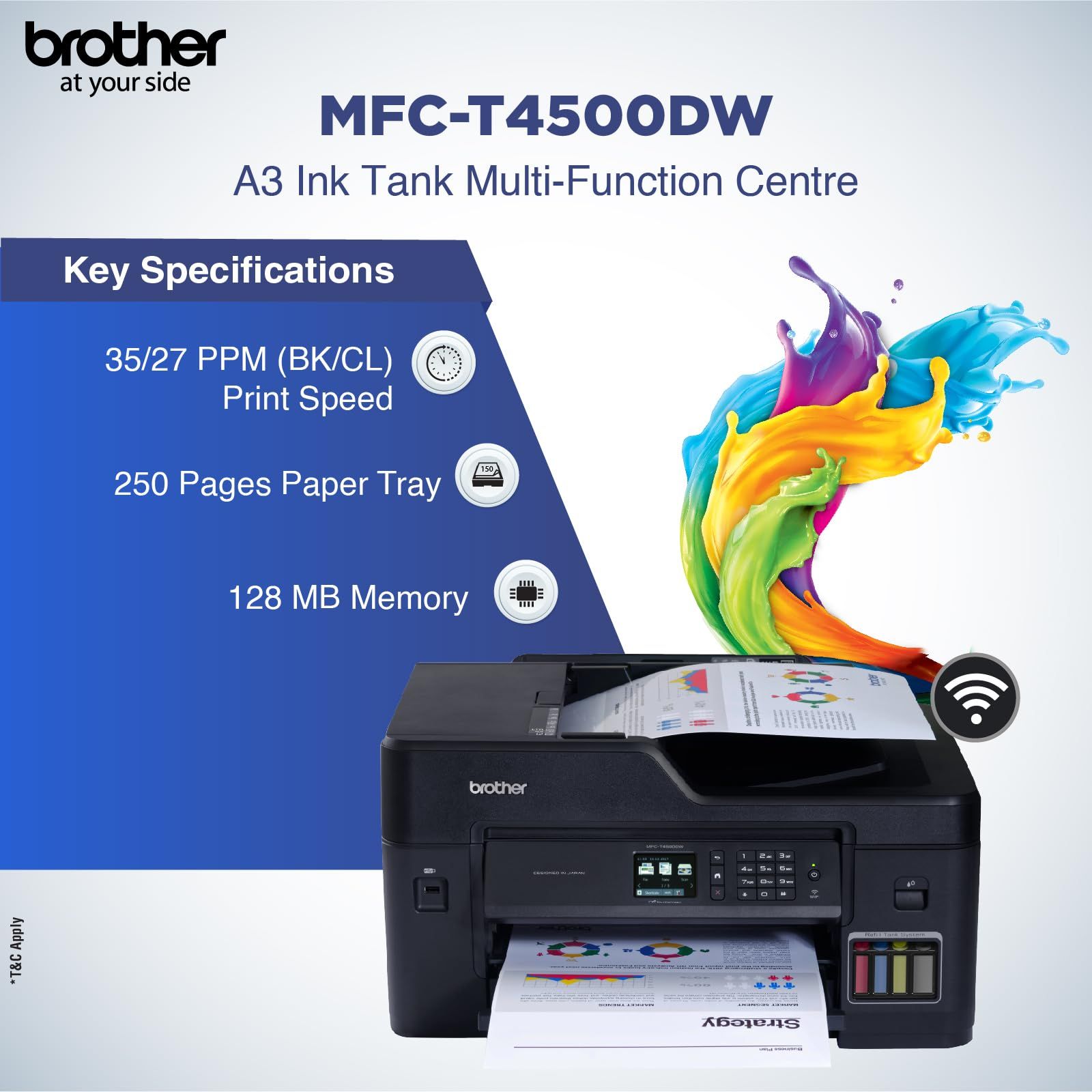 Brother MFC-T4500DW MFM Printer