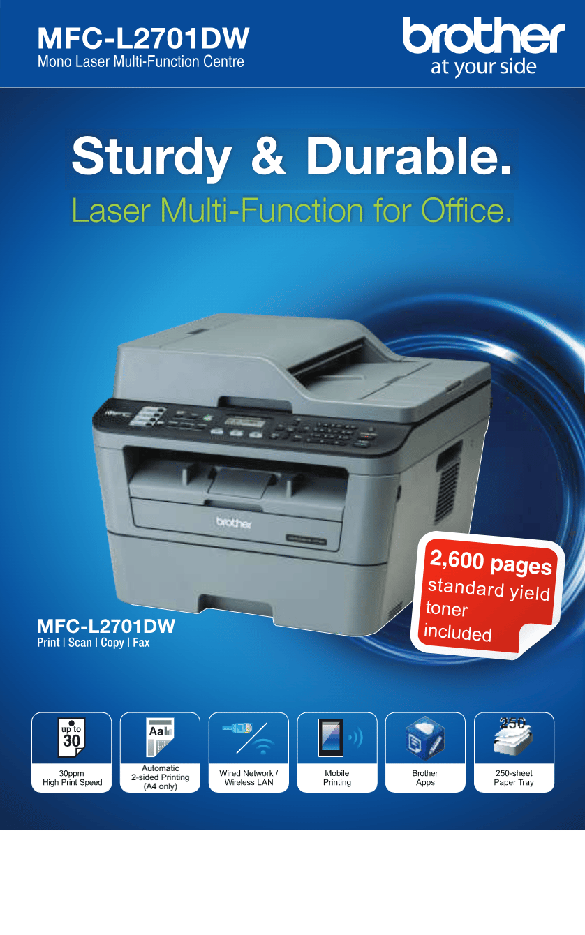 Brother MFC-L2701DW MFM Printer