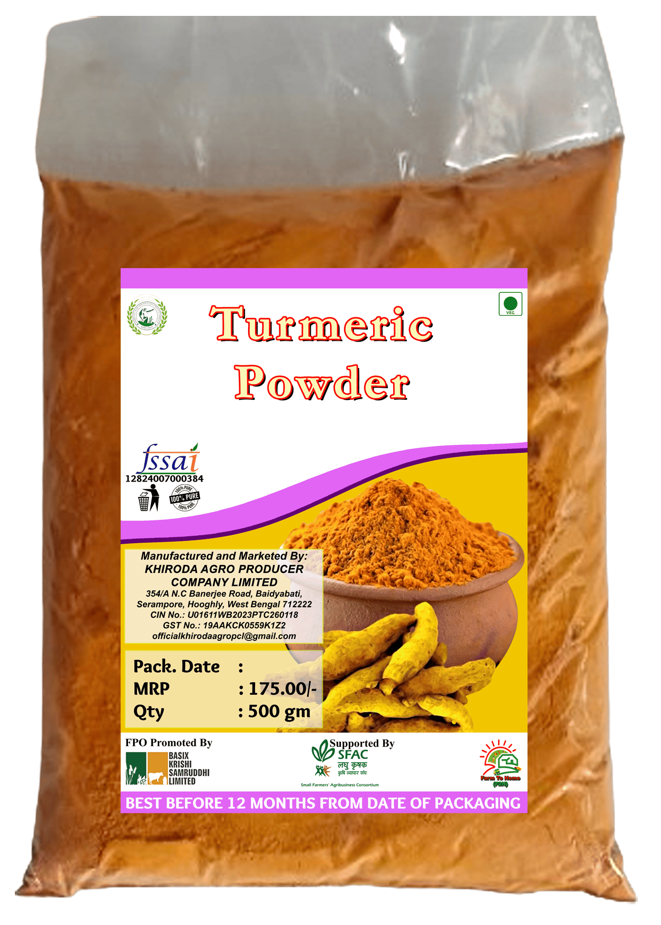 Turmeric Powder | 500 gm