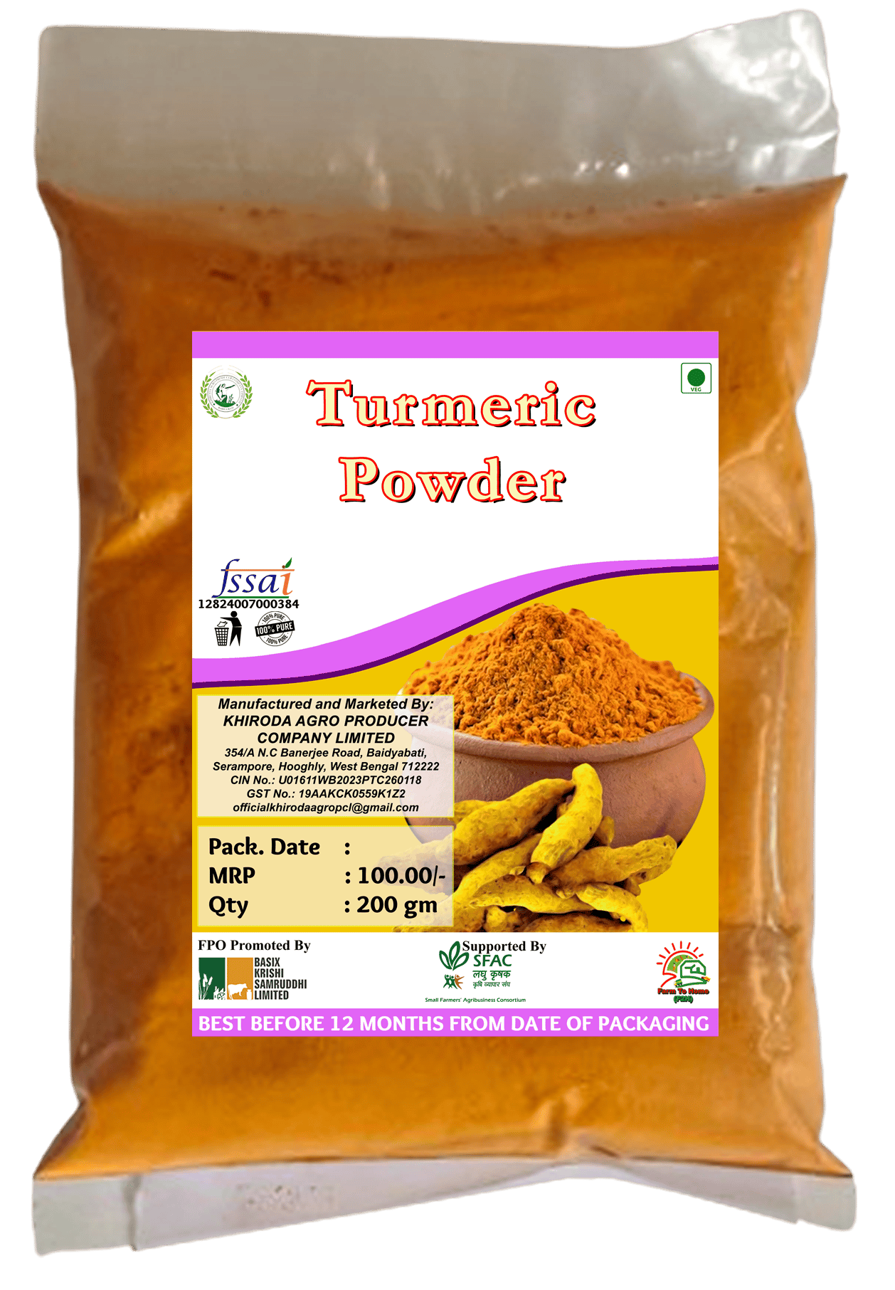 Turmeric Powder | 200 gm