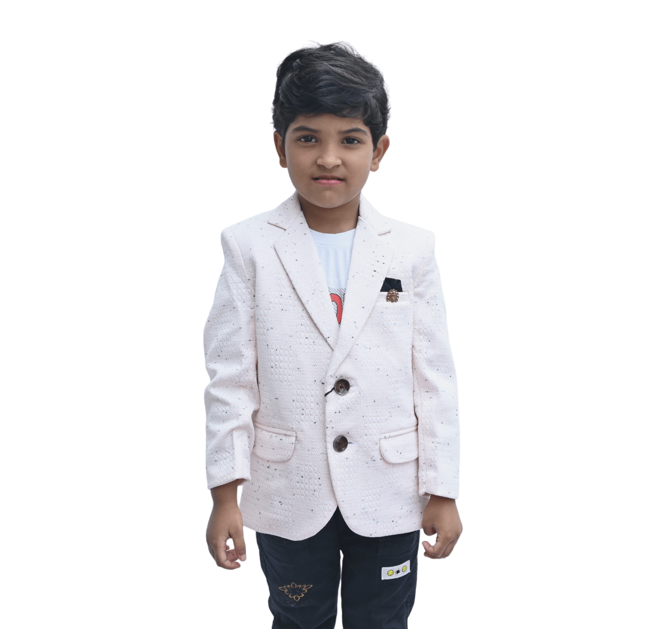 JOYHAAT Kids Boy's Peach Blazer For Party/Festival/Wedding/Formal