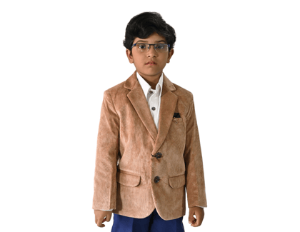 JOYHAAT Kids Boy's Blazer For Party/Formal/Wedding/Festival With Brown Color