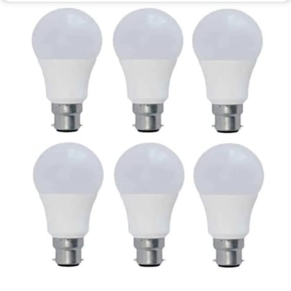 Luker LED Bulb b22d 9W WH White 4 Star (Pack of 4).