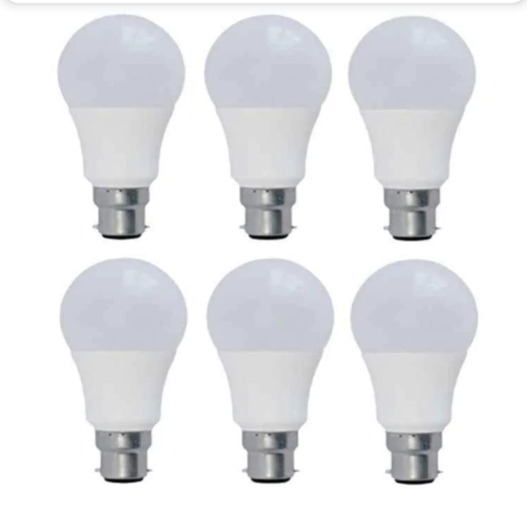 Luker LED Bulb b22d 9W WH White 4 Star (Pack of 4).