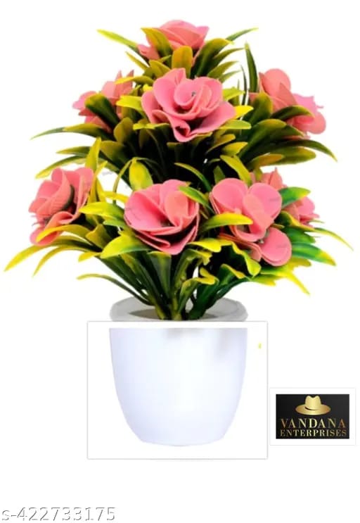 Home Decoration Material Flower Vase Artificial Flowers