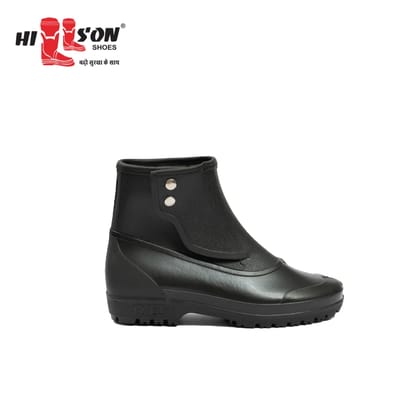 Hillson Steel Toe PVC Safety Shoe (Black, SB, Size 10)