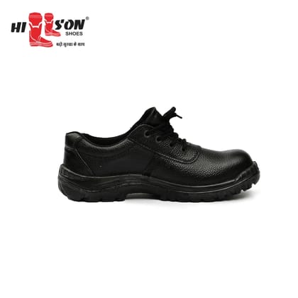 Hillson Steel Toe PVC Safety Shoe (Black, S1, Size 6)