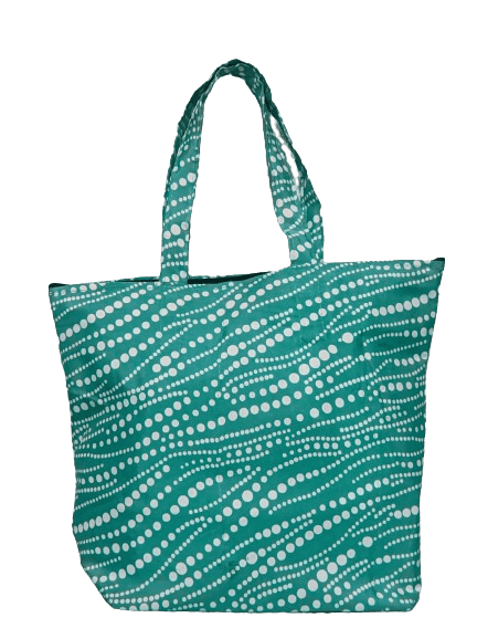 Handloom Grocery Bag( Sky)