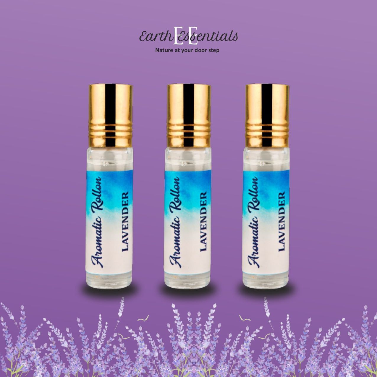 Lavander Roll -on  8 ml for Relaxation .