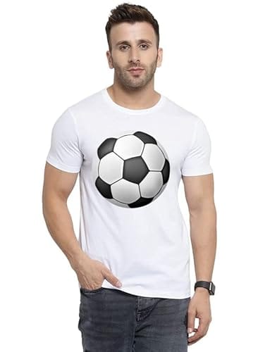 Cotton Blend Round Neck T-Shirt for Men