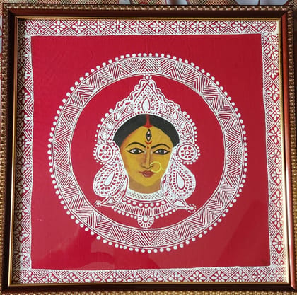 Aipan Art Saraswati