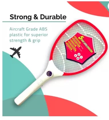  Electric Fly Swatter, Aircraft Grade ABS Plastic for Superior Strength and Grip, 5 Point Safety Protection