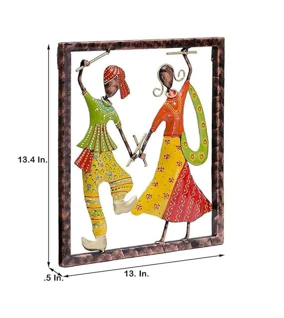 CHANDRA Craft House Metal Dancing Frame Indian Metal Art, Home Decor gift, Metal Sculpture, Home Warmimg Gift, Indian