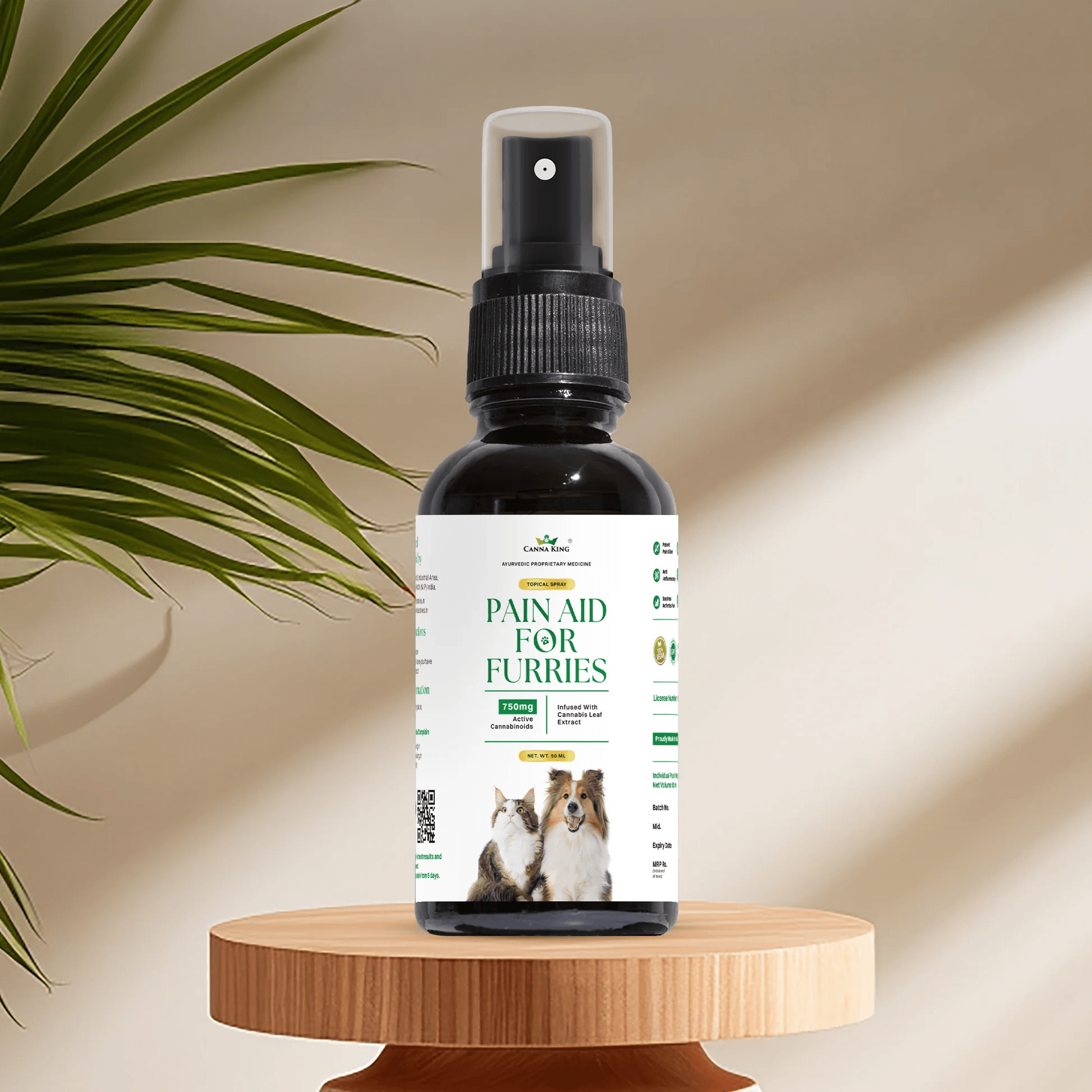 Cannaking Pain Aid For Furries (Topical)- 750mg- 50ml