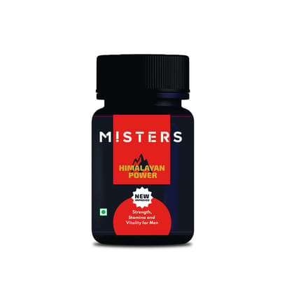 Misters Himalayan Power with Ashwagandha, Gokshura & Shilajit for Men | 60 Capsules