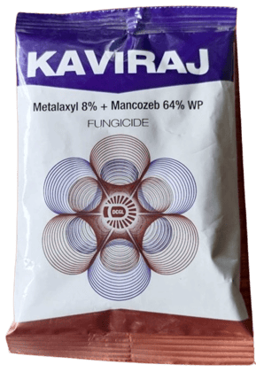 KVIRAJ METALAXYL 8% + MANCOZEB 64% WP Fungicide (100) gm