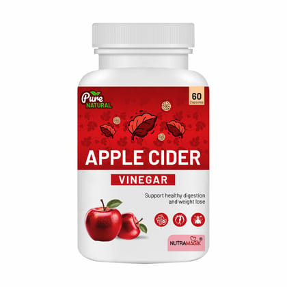 Nutramagik  Apple Cider Vinegar Capsules - Support Healthy Digestion and Weight Loss - 60 Capsules