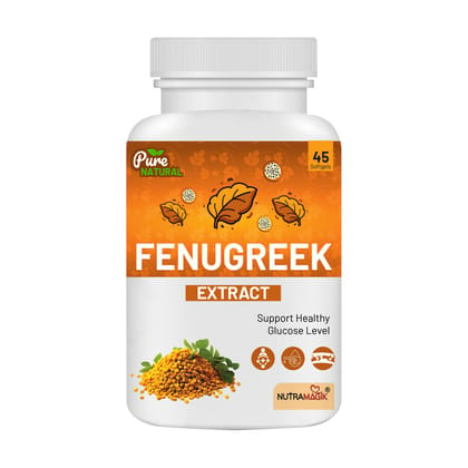 Nutramagik Fenugreek Extract - Support Healthy Glucose Level - 60 Capsules