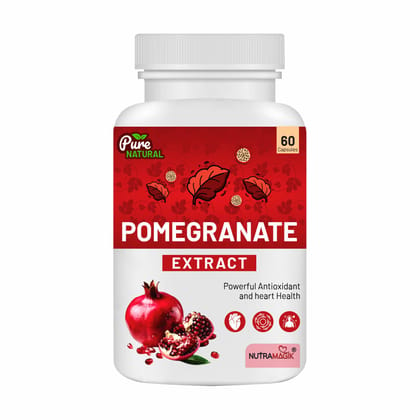 Nutramagik Pomegranate Extract - Powerful Antioxidant for Heart Health - 60 Capsules