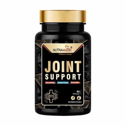 Nutramagik Joint Support - Flexibility, Lubrication, Strength - 60 Capsules with Glucosamine,Chondroitin, MSM, and Turmeric