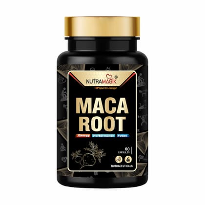 Nutramagik Maca Root - Energy, Performance, Focus (60 Capsules)