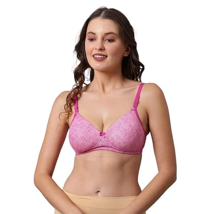 Be-wild Full coverage non wired casual t-shirt Padded bra for women and girls/ladies/everyday/fancy/adjustable/regular/cotton/seamless bra