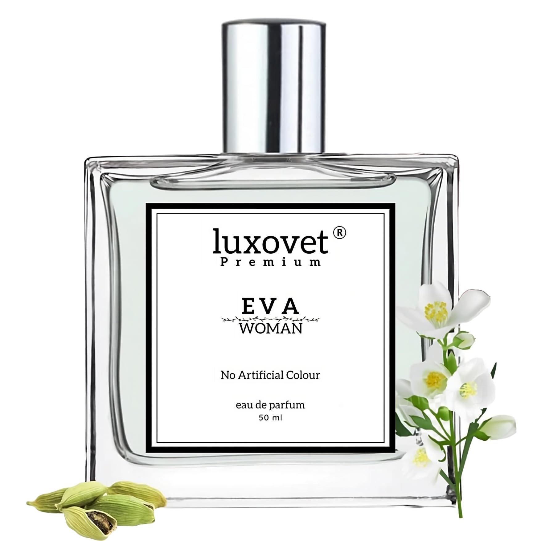 Luxovet EVA Perfume for woman Long Lasting 24 Hours, Eau de Parfum, Sweet & Fresh fragrance