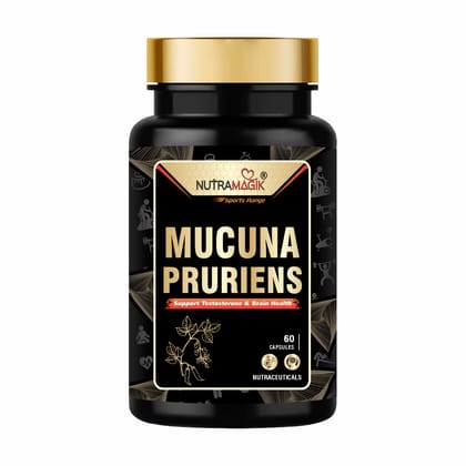 Nutramagik Mucuna Pruriens - 60 Capsules Supports Mood and Mental Well-Being