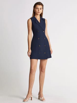 Elchic Sleeveless Blazer Mini Sheath Dress