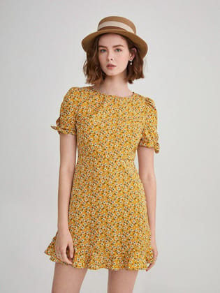 Elchic Daisy Blossom Mini Dress