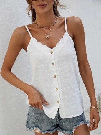 Versatile V-Neck Camisole and Spaghetti Strap Tank Tops