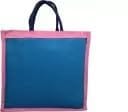 Blue colour jute bag