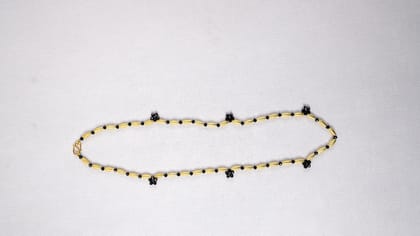 Gold color beads chain