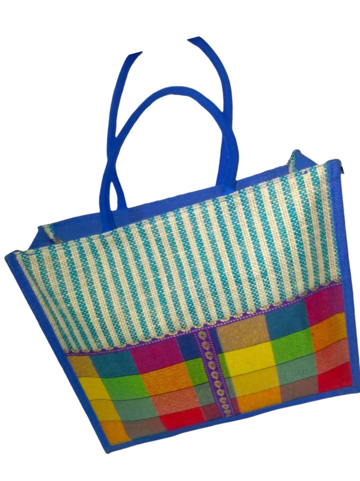 Blue Jute Bag