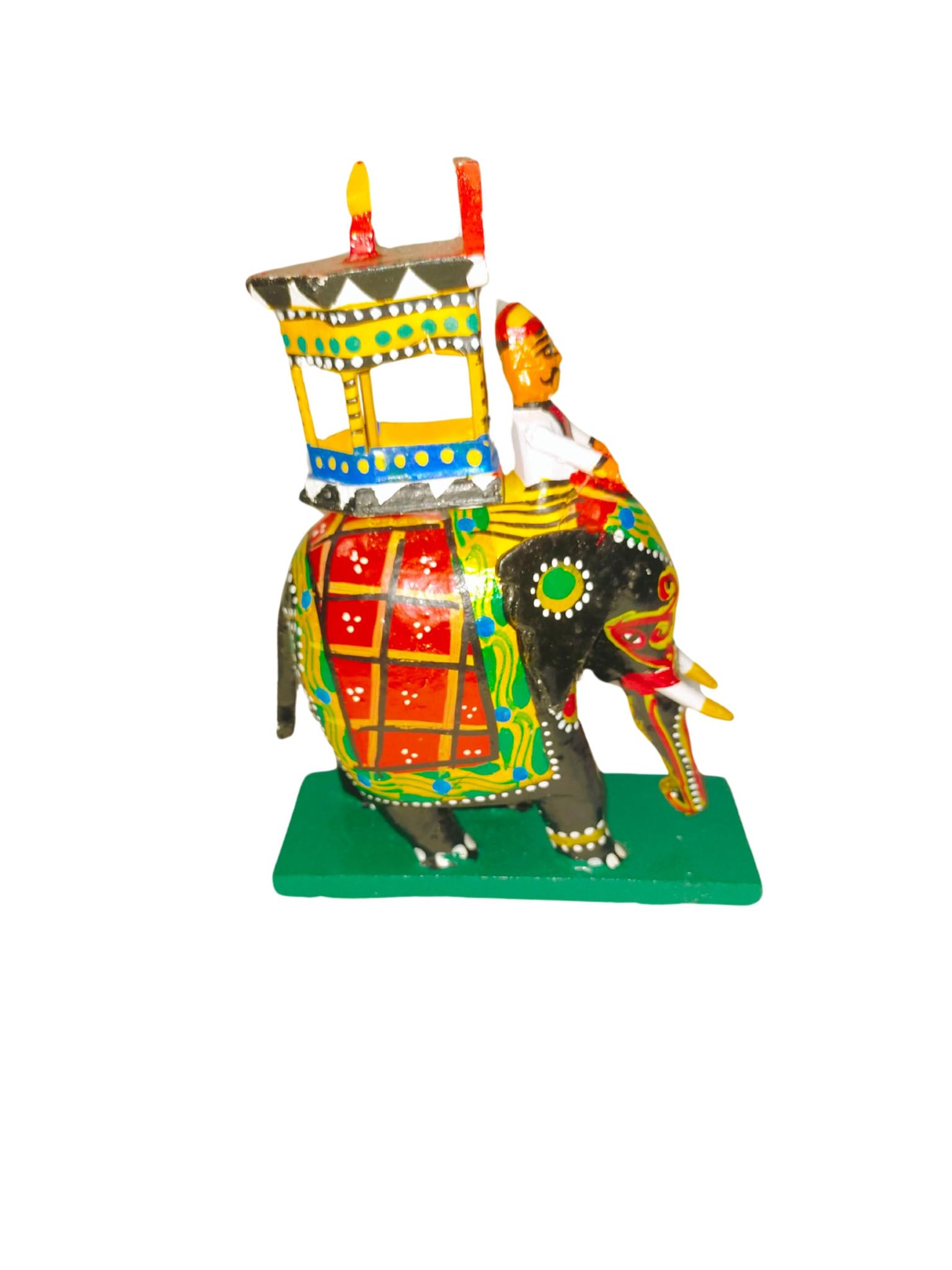 Kondapalli Handicrafts Wooden Elephant Ambari