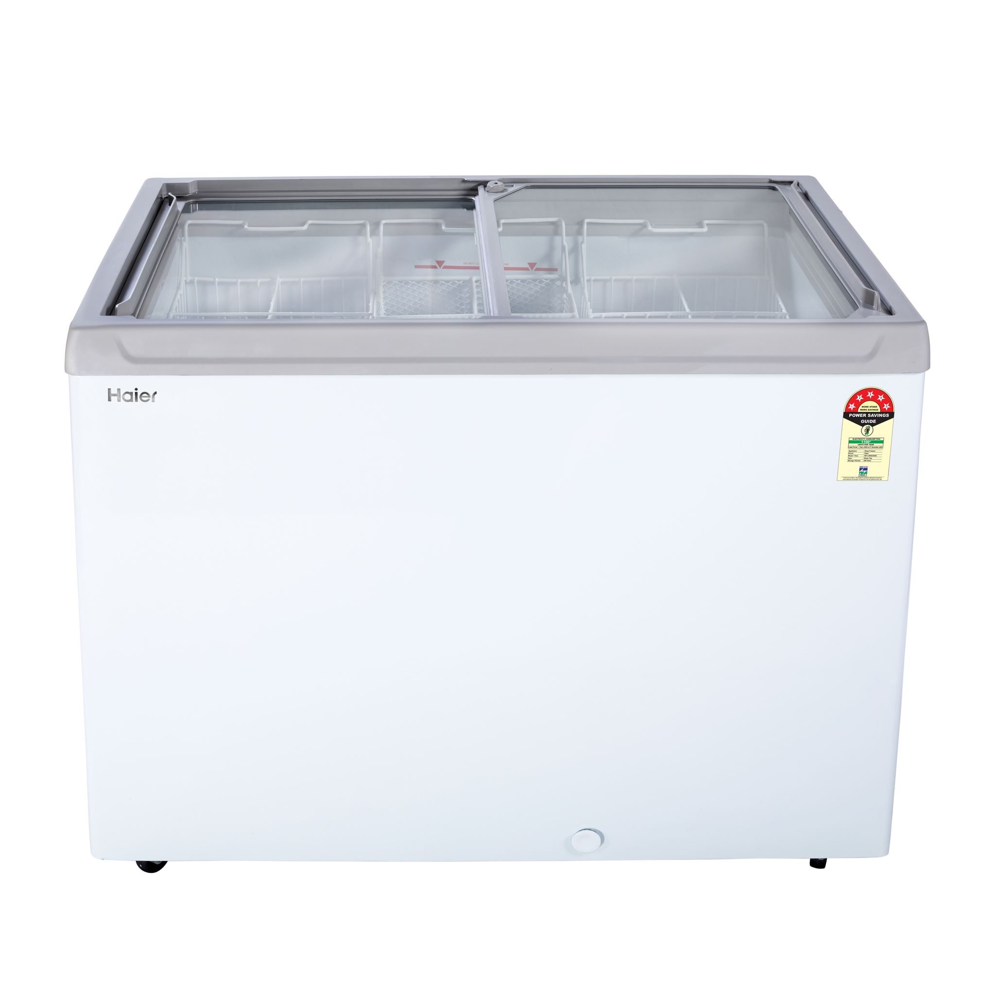 Haier 300 Litres Glass Top Horizontal Home Freezer - HFC-300GM5