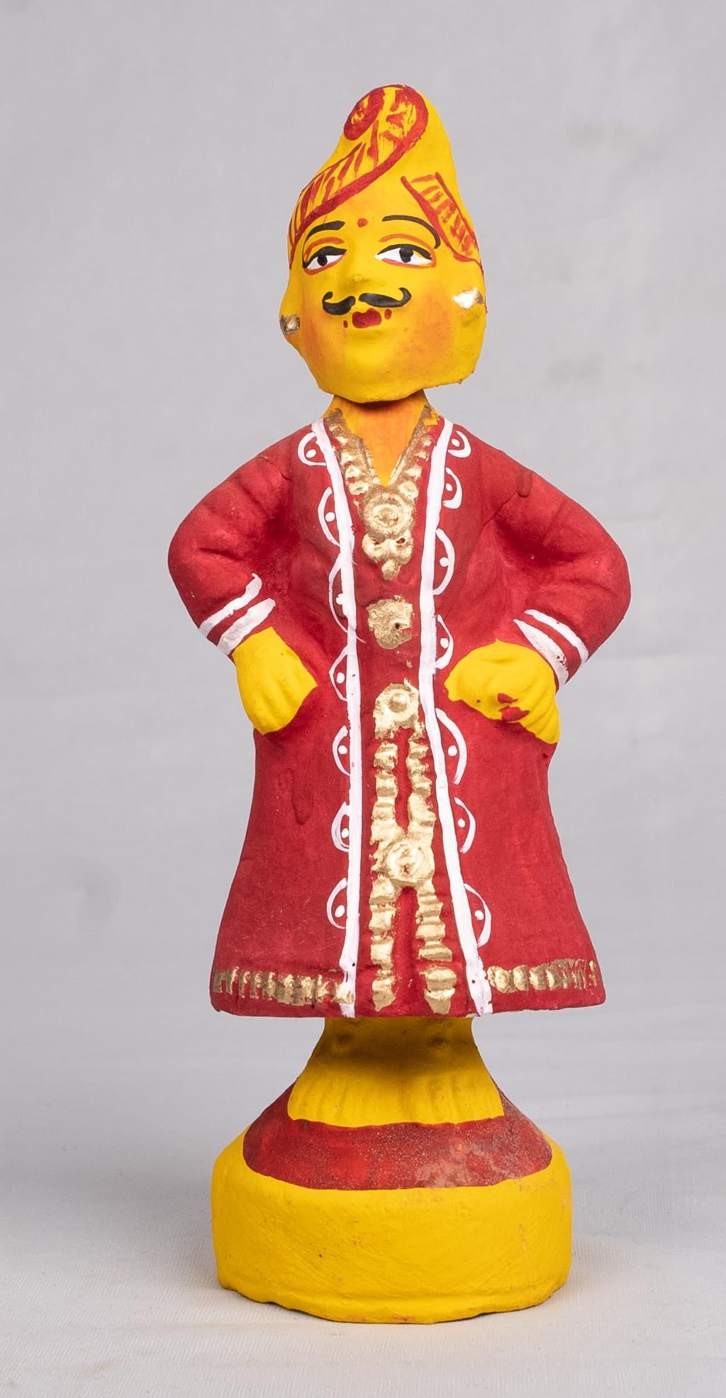 sonchiraiya clay raju dancing doll