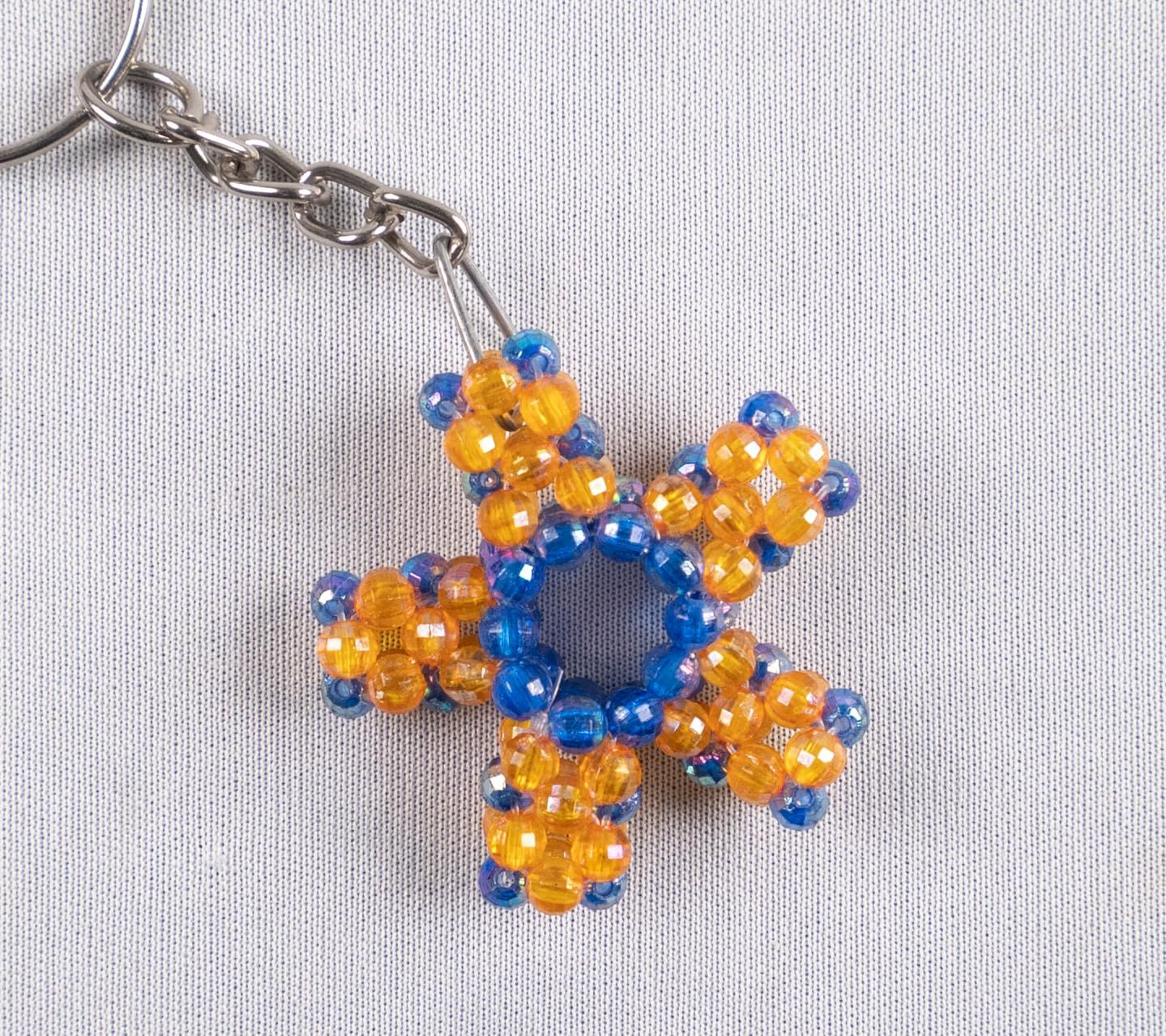 sonchiraiya cristal flower key chains