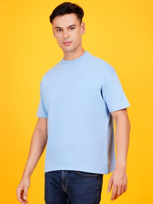 Unisex Heavy GSM Oversized T-Shirt in Sky Blue 1 set