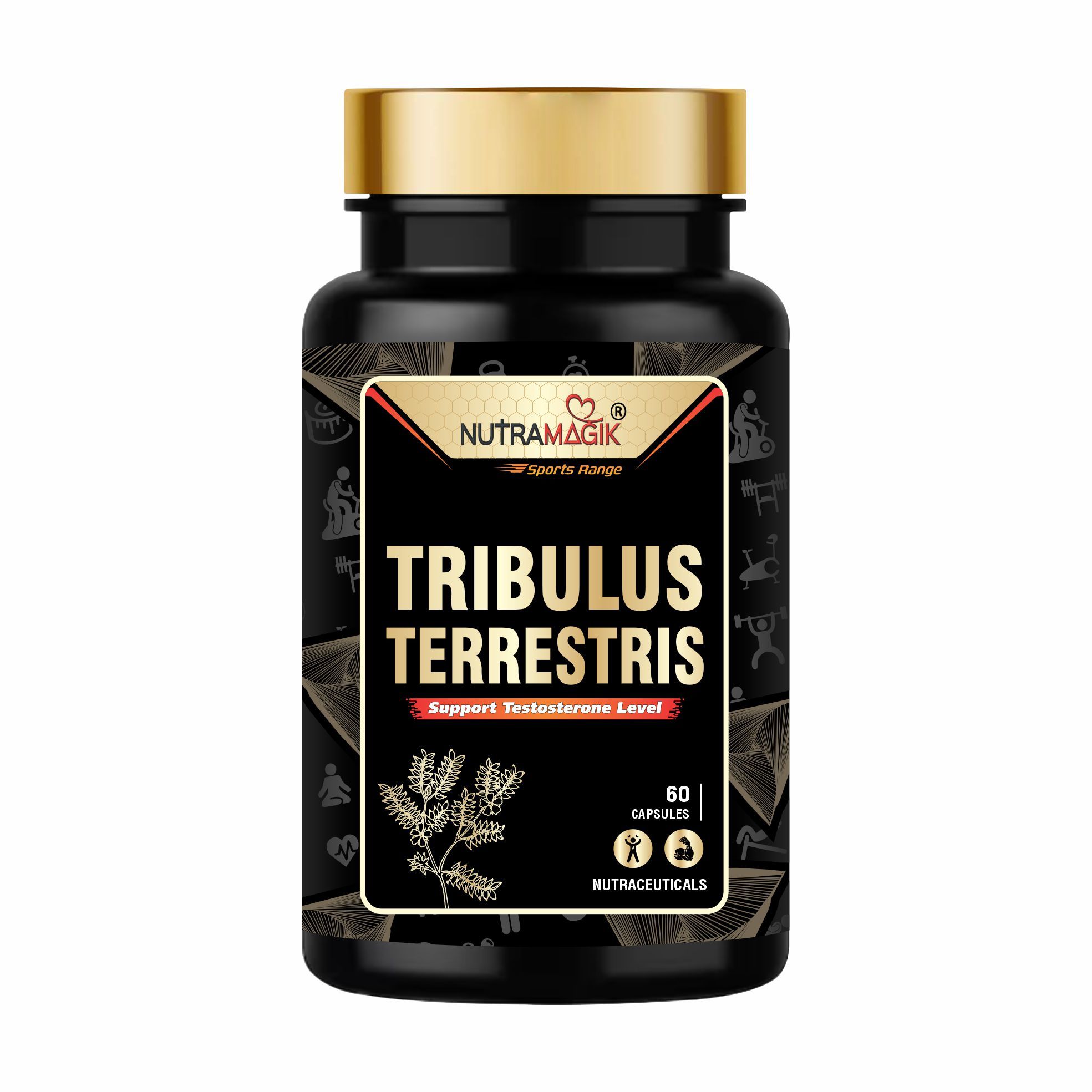 Nutramagik Tribulus Terrestris - 60 Capsules For Energy,Stamina and Strength-gokshrua